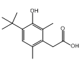 4-tert-Butyl-2,6-dimethyl-3-hydroxyphenylacetic Acid