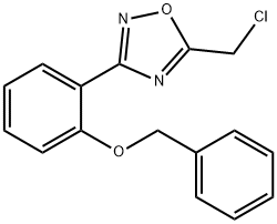 3-(2-BENZYLOXY-PHENYL)-5-CHLOROMETHYL-[1,2,4]OXADIAZOLE