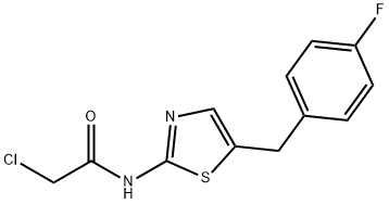 Acetamide, 2-chloro-N-[5-[(4-fluorophenyl)methyl]-2-thiazolyl]-