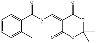 N-[(2,2-DIMETHYL-4,6-DIOXO-1,3-DIOXAN-5-YLIDEN)METHYL]-2-METHYLBENZENECARBOXAMIDE