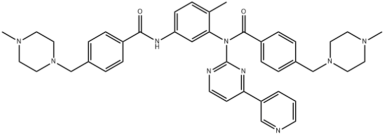 Benzamide, N-[2-methyl-5-[[4-[(4-methyl-1-piperazinyl)methyl]benzoyl]amino]phenyl]-4-[(4-methyl-1-piperazinyl)methyl]-N-[4-(3-pyridinyl)-2-pyrimidinyl]-