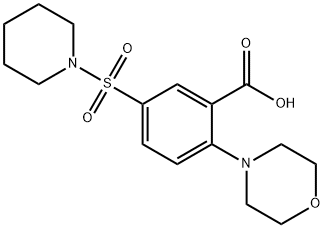 2-MORPHOLIN-4-YL-5-(PIPERIDINE-1-SULFONYL)-BENZOIC ACID