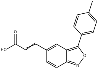 3-[3-(4-METHYLPHENYL)-2,1-BENZISOXAZOL-5-YL]ACRYLIC ACID