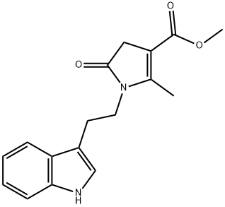 1-[2-(1H-INDOL-3-YL)-ETHYL]-2-METHYL-5-OXO-4,5-DIHYDRO-1H-PYRROLE-3-CARBOXYLIC ACID METHYL ESTER