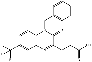 3-(4-苄基-3-氧代-7-(三氟甲基)-3,4-二氢喹喔啉-2-基)丙酸