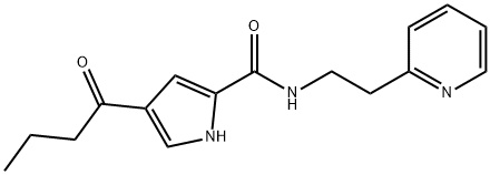 4-BUTYRYL-N-[2-(2-PYRIDINYL)ETHYL]-1H-PYRROLE-2-CARBOXAMIDE