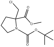 2-(氯甲基)吡咯烷-1,2-二羧酸1-叔丁基-2-甲酯