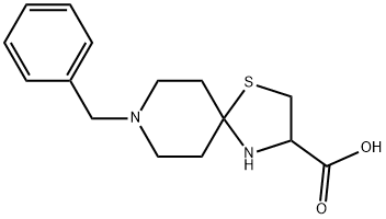 1-Thia-4,8-diazaspiro[4.5]decane-3-carboxylic acid, 8-(phenylmethyl)-