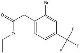 ethyl 2-(2-broMo-4-(trifluoroMethyl)phenyl)acetate