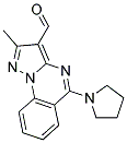 2-METHYL-5-PYRROLIDIN-1-YLPYRAZOLO[1,5-A]QUINAZOLINE-3-CARBALDEHYDE