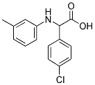 Benzeneacetic acid, 4-chloro-α-[(3-methylphenyl)amino]-