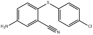 5-amino-2-[(4-chlorophenyl)sulfanyl]benzenecarbonitrile