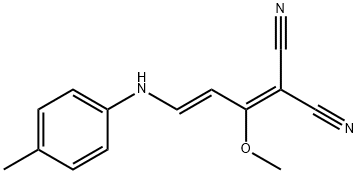 2-[1-METHOXY-3-(4-TOLUIDINO)-2-PROPENYLIDENE]MALONONITRILE