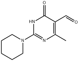 4-HYDROXY-6-METHYL-2-PIPERIDIN-1-YL-PYRIMIDINE-5-CARBALDEHYDE