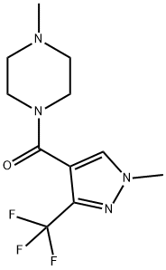 (4-METHYLPIPERAZINO)[1-METHYL-3-(TRIFLUOROMETHYL)-1H-PYRAZOL-4-YL]METHANONE