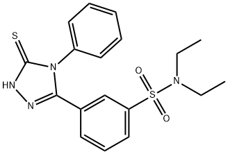 N,N-Diethyl-3-(4-phenyl-5-sulfanyl-1,2,4-triazol-3-yl)benzenesulfonamide