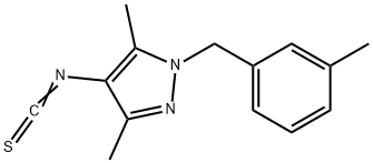4-ISOTHIOCYANATO-3,5-DIMETHYL-1-(3-METHYL-BENZYL)-1H-PYRAZOLE