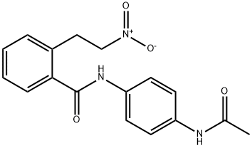 N-[4-(ACETYLAMINO)PHENYL]-2-(2-NITROETHYL)BENZENECARBOXAMIDE