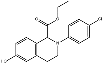 ETHYL 2-(4-CHLORO-PHENYL)-6-HYDROXY-1,2,3,4-TETRAHYDRO-ISOQUINOLINE-1-CARBOXYLATE