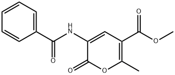 METHYL 3-(BENZOYLAMINO)-6-METHYL-2-OXO-2H-PYRAN-5-CARBOXYLATE