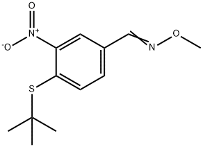 4-(TERT-BUTYLSULFANYL)-3-NITROBENZENECARBALDEHYDE O-METHYLOXIME