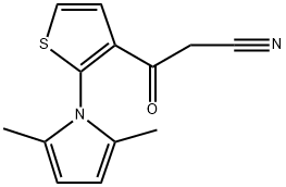 3-Thiophenepropanenitrile, 2-(2,5-dimethyl-1H-pyrrol-1-yl)-β-oxo-