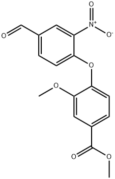 Benzoic acid, 4-(4-formyl-2-nitrophenoxy)-3-methoxy-, methyl ester