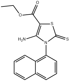 4-氨基-3-(1-萘基)-2-硫代-噻唑-5-羧酸乙酯