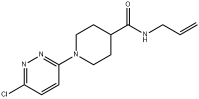 N-ALLYL-1-(6-CHLORO-3-PYRIDAZINYL)-4-PIPERIDINECARBOXAMIDE