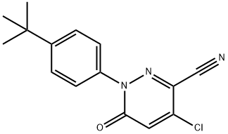 1-[4-(TERT-BUTYL)PHENYL]-4-CHLORO-6-OXO-1,6-DIHYDRO-3-PYRIDAZINECARBONITRILE