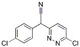 (4-Chlorophenyl)-(6-chloropyridazin-3-yl)-acetonitrile
