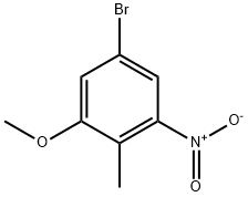 Benzene, 5-bromo-1-methoxy-2-methyl-3-nitro-