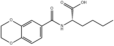 2-(2,3-Dihydrobenzo[b][1,4]dioxine-6-carboxamido)hexanoic acid