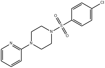 4-CHLORO-1-((4-(2-PYRIDYL)PIPERAZINYL)SULFONYL)BENZENE