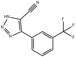4-(3-(TRIFLUOROMETHYL)PHENYL)-1H-1,2,3-TRIAZOLE-5-CARBONITRILE