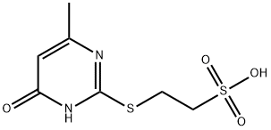 2-[(4-HYDROXY-6-METHYL-2-PYRIMIDINYL)SULFANYL]-1-ETHANESULFONIC ACID