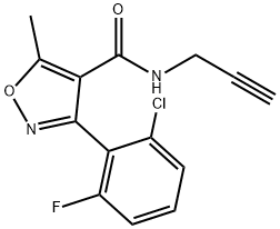 (3-(6-CHLORO-2-FLUOROPHENYL)-5-METHYLISOXAZOL-4-YL)-N-PROP-2-YNYLFORMAMIDE