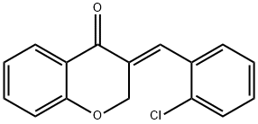 3-[(E)-(2-CHLOROPHENYL)METHYLIDENE]-2,3-DIHYDRO-4H-CHROMEN-4-ONE