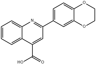 2-(2,3-二氢-苯并[1,4]二氧杂芑-6-基)-喹啉-4-羧酸