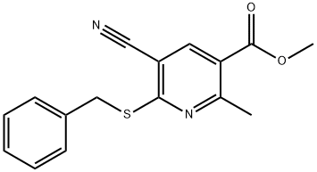 METHYL 6-(BENZYLSULFANYL)-5-CYANO-2-METHYLNICOTINATE