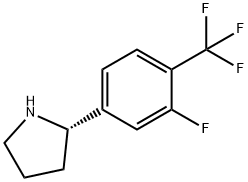 (2S)-2-[3-氟-4-(三氟甲基)苯基]吡咯烷