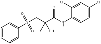 Propanamide, N-(2,4-dichlorophenyl)-2-hydroxy-2-methyl-3-(phenylsulfonyl)-