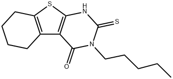 2,3,5,6,7,8-Hexahydro-3-pentyl-2-thioxo[1]benzothieno[2,3-d]pyrimidin-4(1H)-one