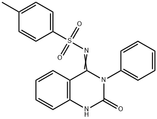 4-methyl-N-[(4E)-2-oxo-3-phenyl-1,2,3,4-tetrahydroquinazolin-4-ylidene]benzene-1-sulfonamide