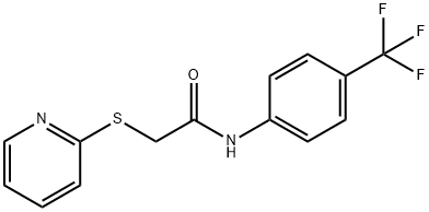 2-(pyridin-2-ylsulfanyl)-N-[4-(trifluoromethyl)phenyl]acetamide