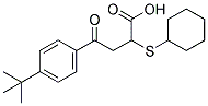 4-[4-(TERT-BUTYL)PHENYL]-2-(CYCLOHEXYLSULFANYL)-4-OXOBUTANOIC ACID