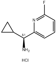 (S)-环丙基(6-氟吡啶-2-基)盐酸甲胺二盐酸盐