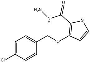 3-[(4-CHLOROBENZYL)OXY]-2-THIOPHENECARBOHYDRAZIDE