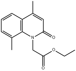 (4,8-DIMETHYL-2-OXO-2H-QUINOLIN-1-YL)-ACETIC ACID ETHYL ESTER