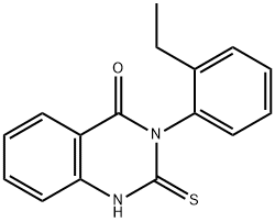 3-(2-乙基苯基)-2-硫烷基-3,4-二氢喹唑啉-4-酮